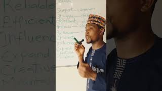 Koyon Turanci da Hausa a saukake #viral #foryou #english #education #exam #youtubeshorts