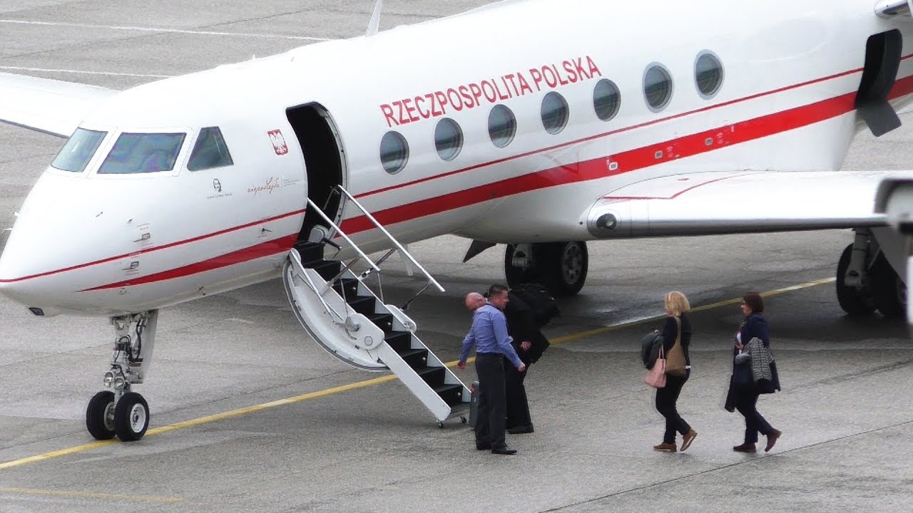 Poland Air Force Gulfstream G550 Linz Airport - Piotr Gliński visited KZ Mauthausen Gedenkfeier 2019