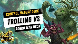 🌿 Control Nature TROLLS Aggro War 😂 | Healing, Control & Vibes!
