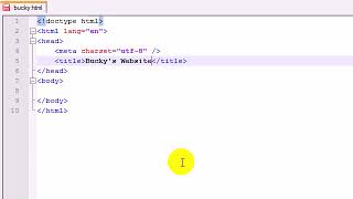 HTML5 Tutorial   2   Creating a Basic Template