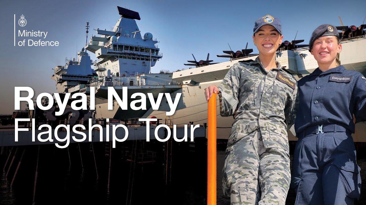 Life on the Royal Navy’s Flagship | HMS Prince of Wales Aircraft Carrier Tour