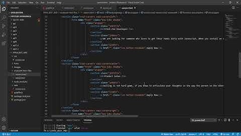 Gulp Sass | The Orcaso Career Web Page