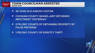 Edenton town councilman faces identity theft charges: NC SBI