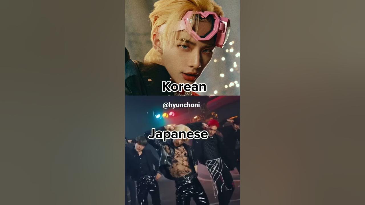 Korean vs Japanese - MANIAC by SKZ #kpop #shorts #straykids #skz #oddinary #maniac
