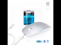 Mouse Inalámbrico Dual Bluetooth + 2.4 G Recargable - Slim