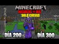 👉 SOBREVIVÍ 300 DÍAS en CUEVAS en Minecraft HARDCORE y LOGRÉ ESTO