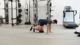 All Fours Hip Shift on Yoga Block
