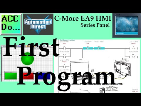 C-More First Program - EA9 HMI Series Panel