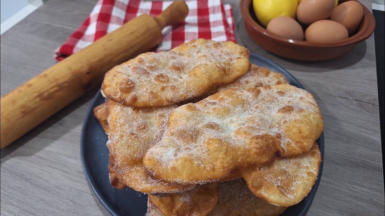 OREJAS DE CARNAVAL receta fácil
