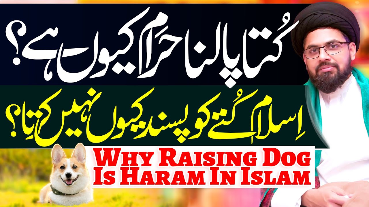 Why Raising Dog Is Haram In Islam | Maulana Syed Payam Haider Rizvi | ⓒ