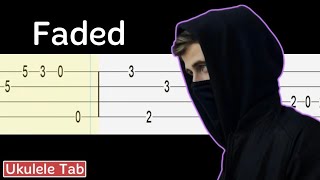 Alan Walker - Faded (Ukulele Tabs Tutorial EASY)