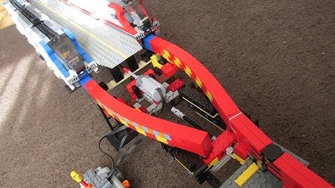 Lego Monorail Y-shaped switch rail test 2