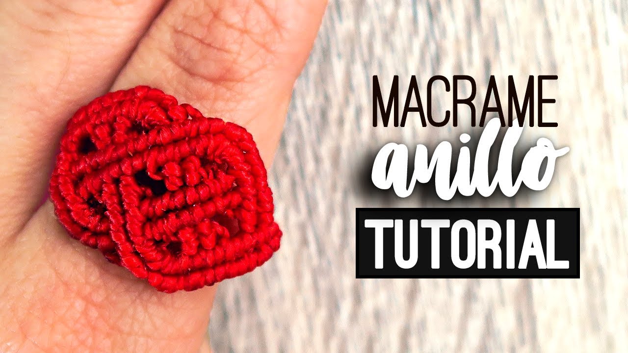 How to make macrame ring - The 2 riverside - Step by step macrame tutorial  