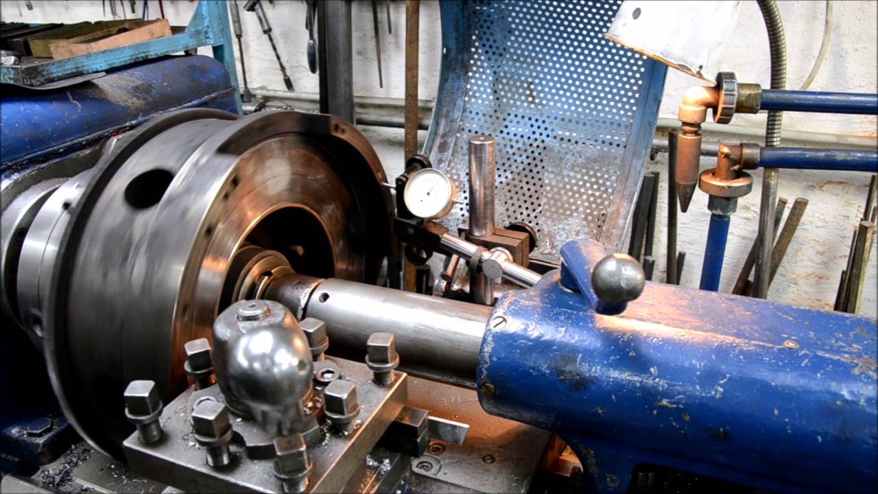 Проточка маховика газель