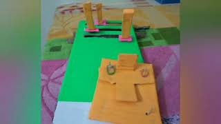 HOW TO MAKE A TARGET HITTER GAME AT HOME |  USING CARDBOARD | KUTTIES CREATIONS screenshot 1