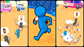 Beach Ice cream Shop - Idle (Gameplay Android) screenshot 4