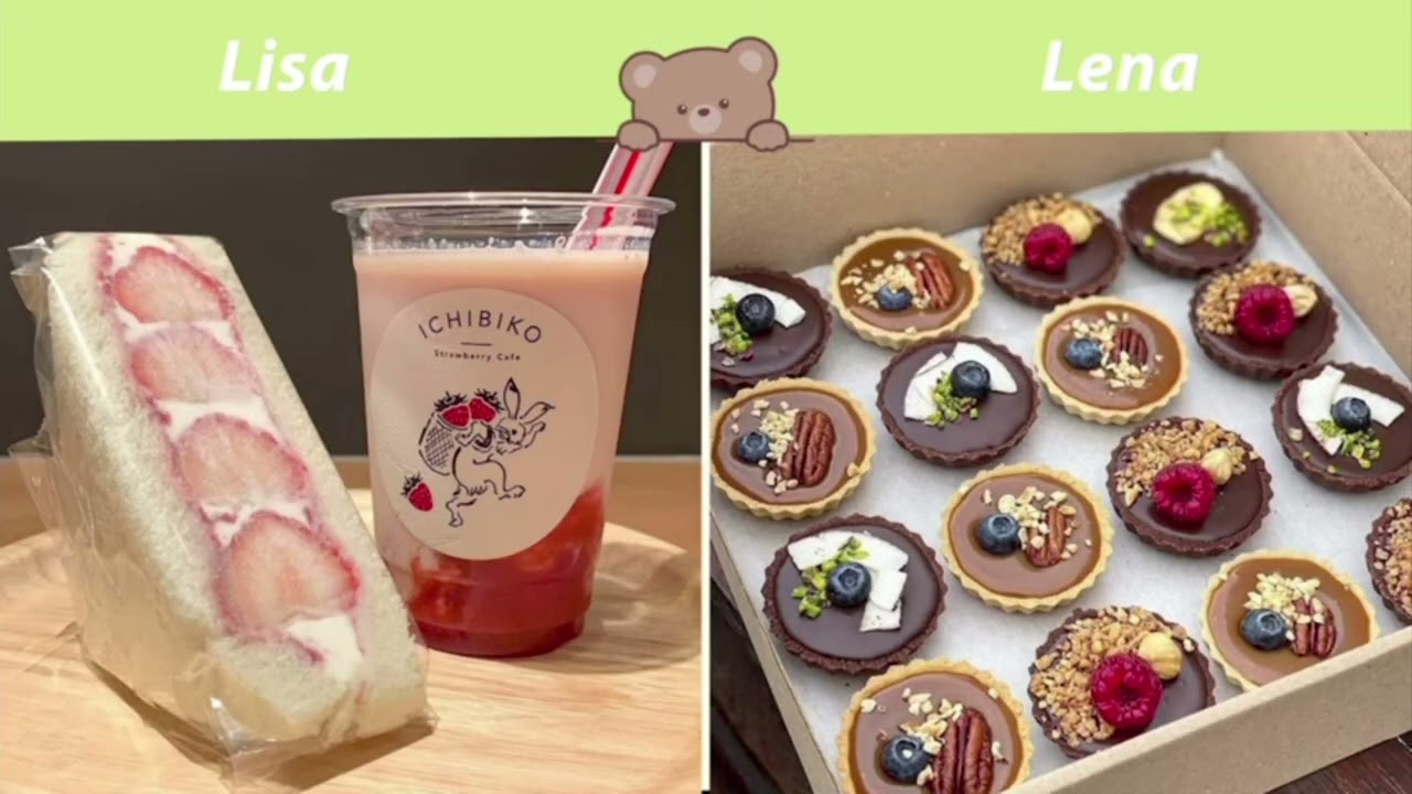 Lisa or Lena #(food edition) #lisa#lena