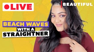 हमसे जुड़ें LIVE 🔴 | स्ट्रेटनर से सॉफ्ट बीच वेव्स कैसे पाएँ Ft. नियति | खूबसूरत बनें screenshot 1