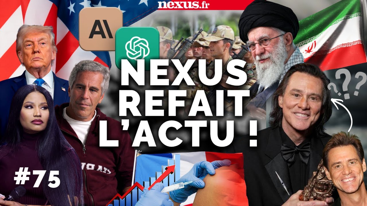 NRA #75 : Iran, Ali Khamenei, Epstein, Nicki Minaj, Jim Carrey, Contrôle numérique