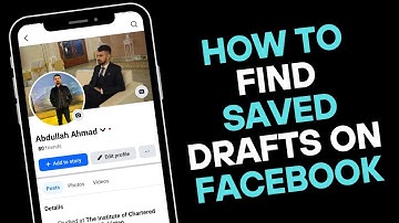 How to Find Saved Drafts on Facebook (2025) | Find Draft Posts on Facebook