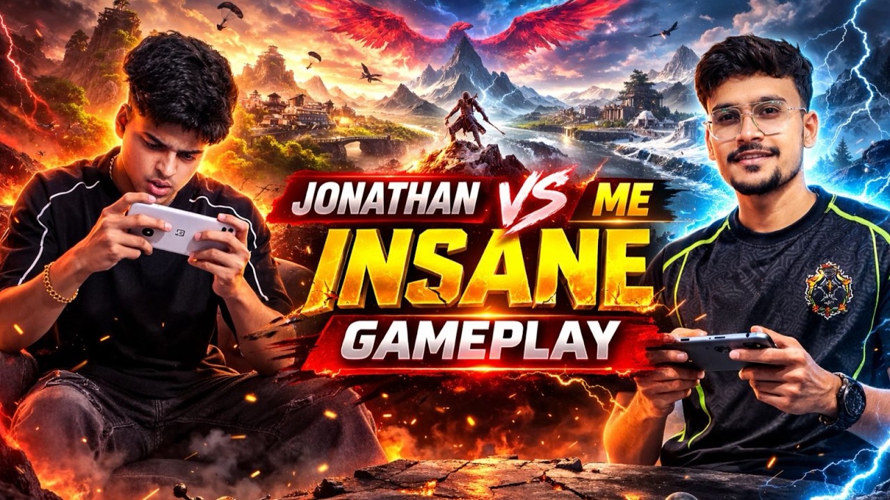 BGMI LIVE | JONATHAN VS ME INSANE GAMEPLAY 🔥🔥 @JONATHANGAMINGYT