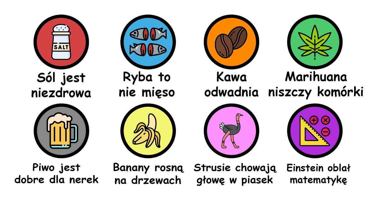 Błędne Przekonania w KTÓRE Wierzą Ludzie  OBALONE W 9 Minut