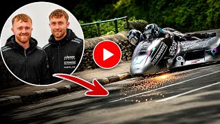 HORRIFIC Isle of Man TT Sidecar Crash 😱 Ryan & Callum Crowe Hospitalised