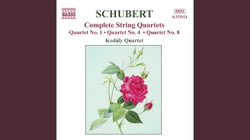 String Quartet No. 1 in G Minor / B-Flat Major, D. 18: IV. Presto