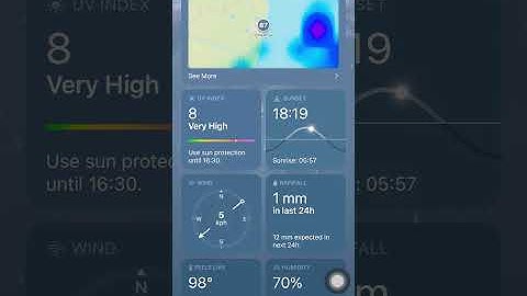 iOS 15 Beta - Weather App Feature
