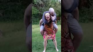 Unexpected Piggyback Sleeper-Hold