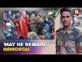 Lance Naik Vivek Kumar's wife breaks down as last rites of Coonoor crash casualty are performed