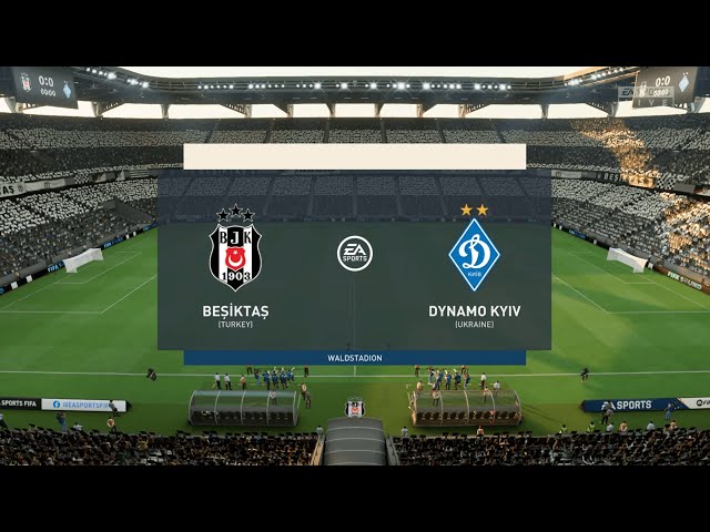 DINAMO KIEV x BESIKTAS  UEFA CONFERENCE LEAGUE 23/24 - REPESCAGEM JOGO IDA  