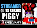 KreekCraft Quits Roblox Piggy, Instantly Regrets It