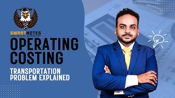 🚚 Operating Costing Made Simple | Problem 53–Transportation of Goods (Tonne × KM)📊|CMA Inter #tamil