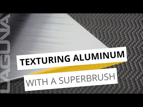 Video: Paano ka gumawa ng brushed aluminum finish?