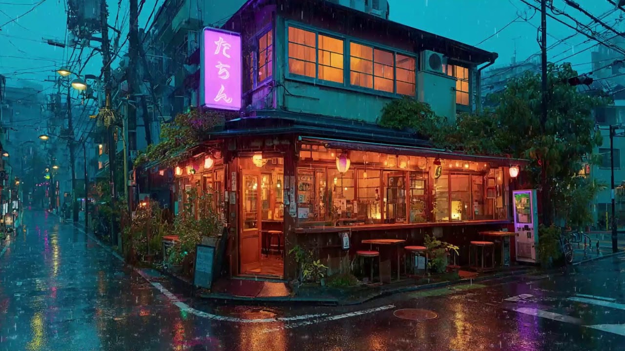 Tonight Feels Softer with Kyoto Rain 🌧️ | Cozy Sleep, Calm Mind & Lofi
