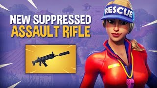 NEW Suppressed Assault Rifle!! - Fortnite Battle Royale Gameplay - Ninja