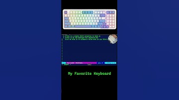 ASMR Redragon Gloria Pro Keyboard Coding / ASCII Animation #asmr #asmrsounds #asmrvideo #retro