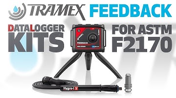 Tramex Feedback DataLogger Kits for ASTM F2170 Testing Overview.