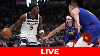 NBA PLAYOFFS LIVE GAME 2 NUGGETS VS TIMBERWOLVES