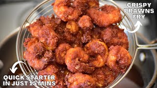 prawns fry recipe | jhinga fry | crispy prawns fry | prawns fry indian style | Vibhas Kitchen