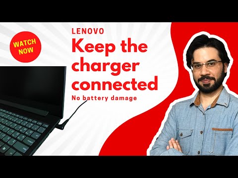 How To Leave Your Lenovo Laptop Plugged In 24/7 With No Damage To The Battery