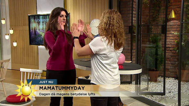 Så tar får du styrka i magen efter graviditeten - Nyhetsmorgon (TV4)