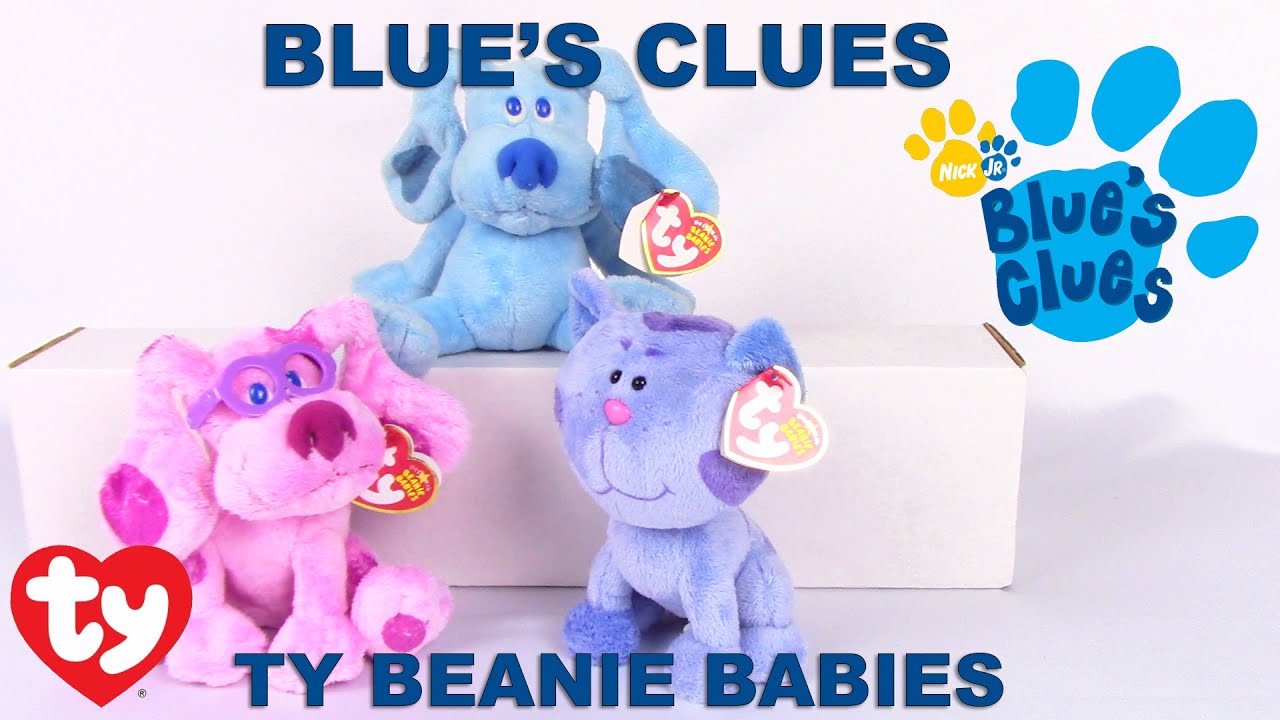 TY Beanie Babies BLUE'S CLUES Collection (2006 Releases - Set of 3 ...