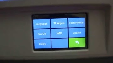 Change Language back to English on the FlashForge Dreamer after a Factory Reset to Chinese