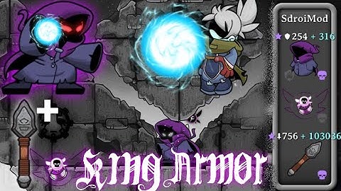 King Armor,Ancident Stone Staff & Vina(Dark) | New Items In Magic Rampage Mod#5