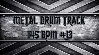 Modern American Heavy Metal Drum Track 145 BPM (HQ,HD) chords