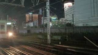 東武10000系　11003編成　準急　池袋行き　池袋駅入線