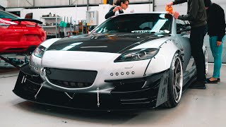 Liberty Walk Mazda RX-8 Gets Some Carbon Fibre Wrap Details @arjiecustoms