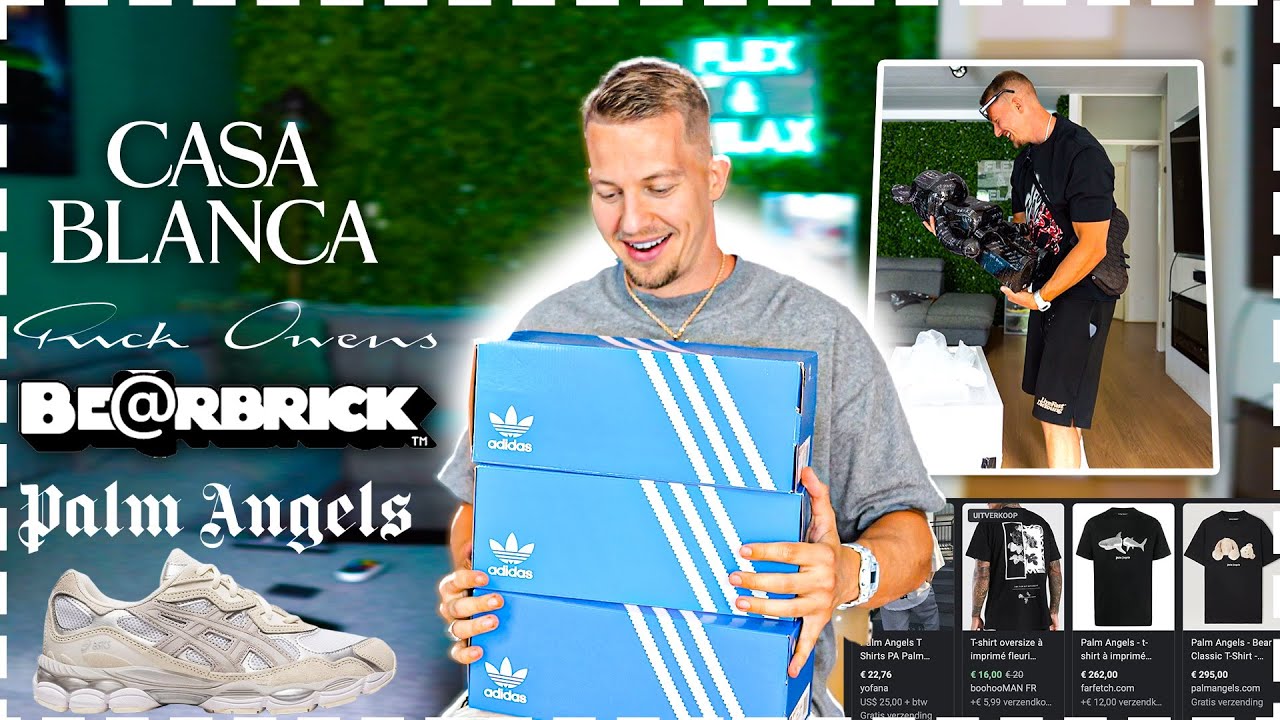 SHOPVLOG! Bearbrick, Casablanca, Rick Owens, Palm Angels, Asics Sneaker & Meer trendy items!